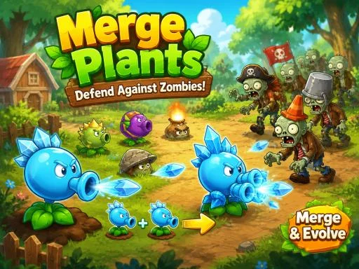 Merge Plants &ndash; Defense Zombies - 789BET