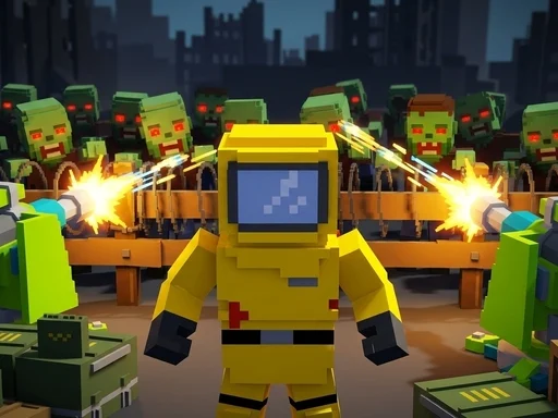 Pixel Zombie Base Defense - 789BET