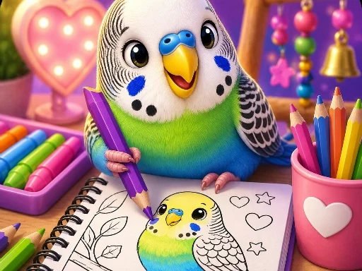 BTS Budgie Coloring Book - 789BET
