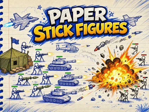 Paper Stick Figures - 789BET