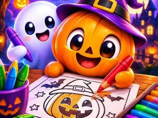 Easy Halloween Coloring Quest - 789BET