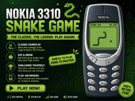 Nokia 3310 Snack Game - 789BET